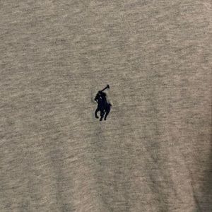 Vintage Grey Polo Logo T-Shirt